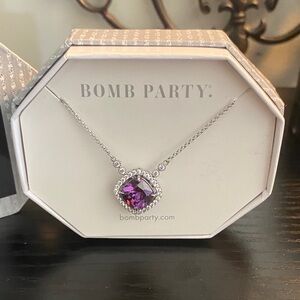 Amethyst Sterling Silver Necklace NEW!
